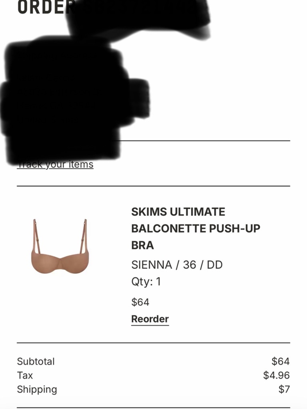 SKIMS Ultimate Balconette Push-Up Bra - Sienna (Brown)